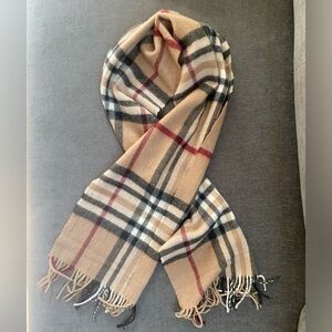 Lord & Taylor Unisex Plaid Cashmere Scarf